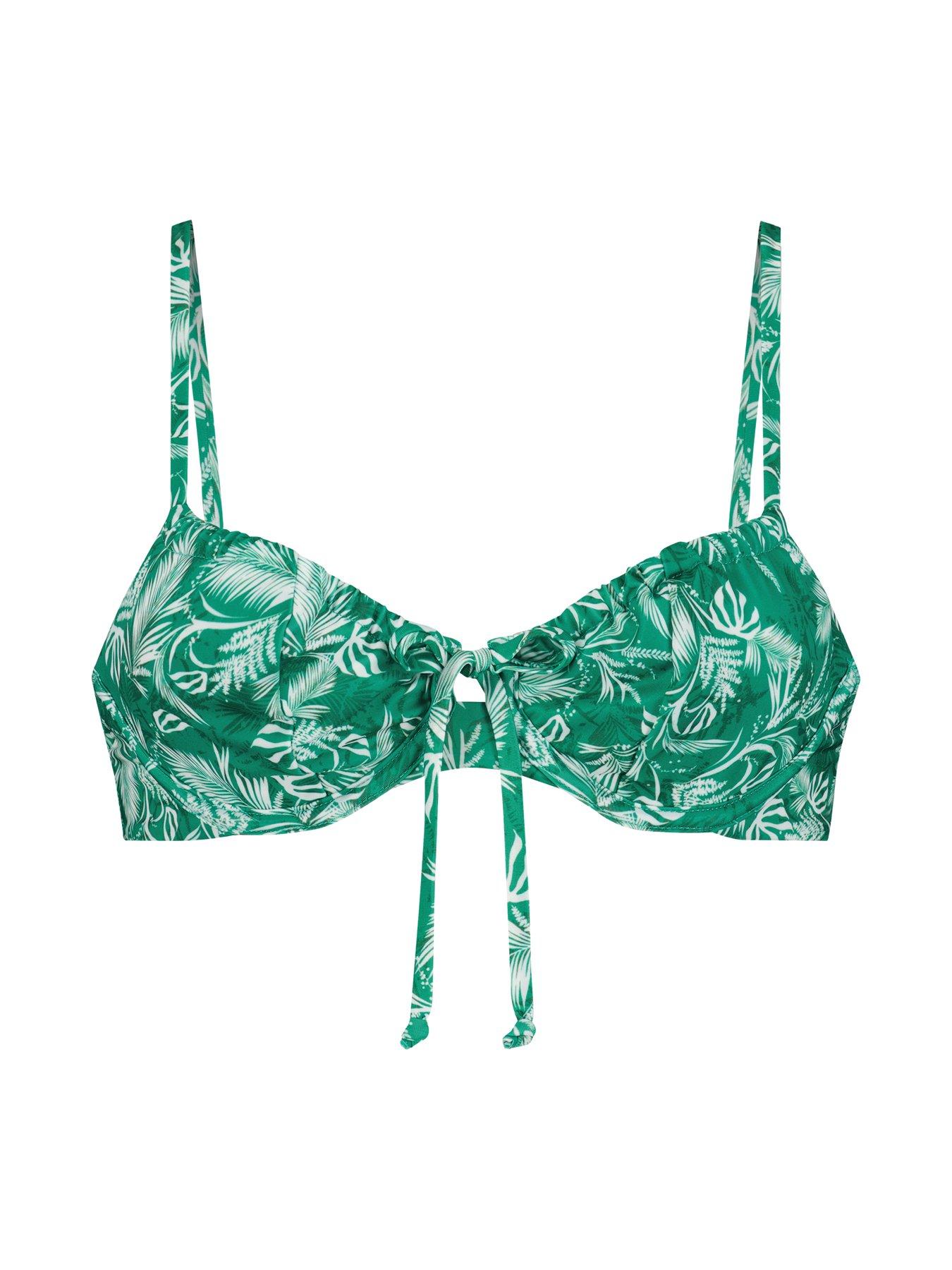 Hunkemoller Bermuda Underwire Bikini Top - Green
